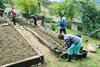 making leaf compost